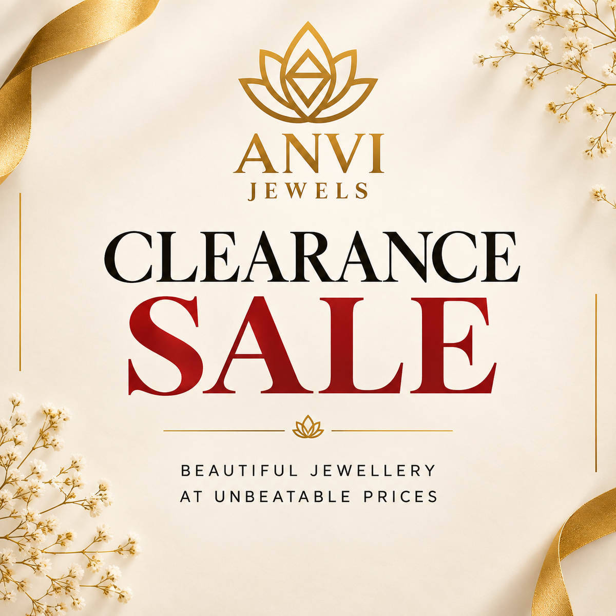 CLEARANCE SALE!!!