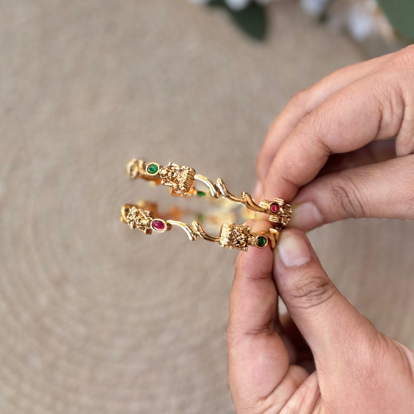 Designer lakshmi multi bangles-AJ21