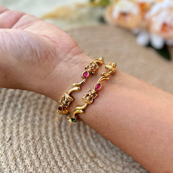 Designer lakshmi multi bangles-AJ21