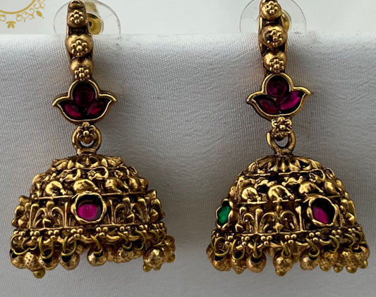 Lotus jhumka