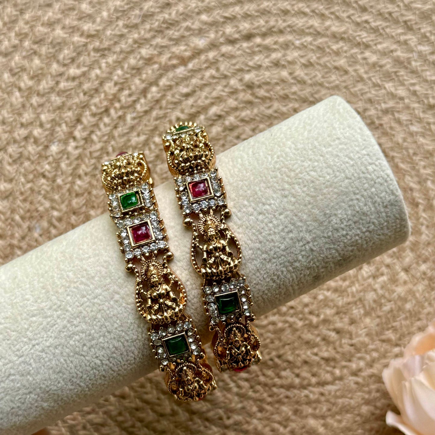 Multi Lakshmi Stone bangles