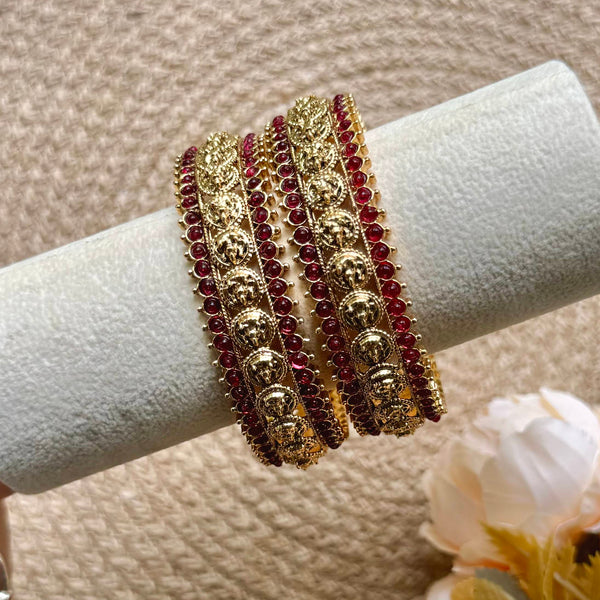 Ruby stone bangle
