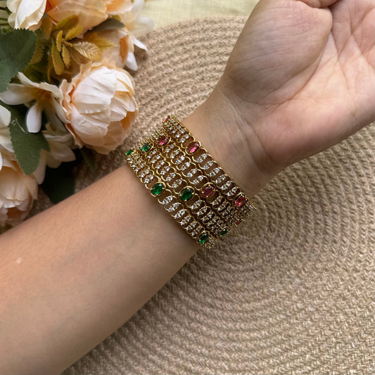 AD Stone bangles 2.6 size