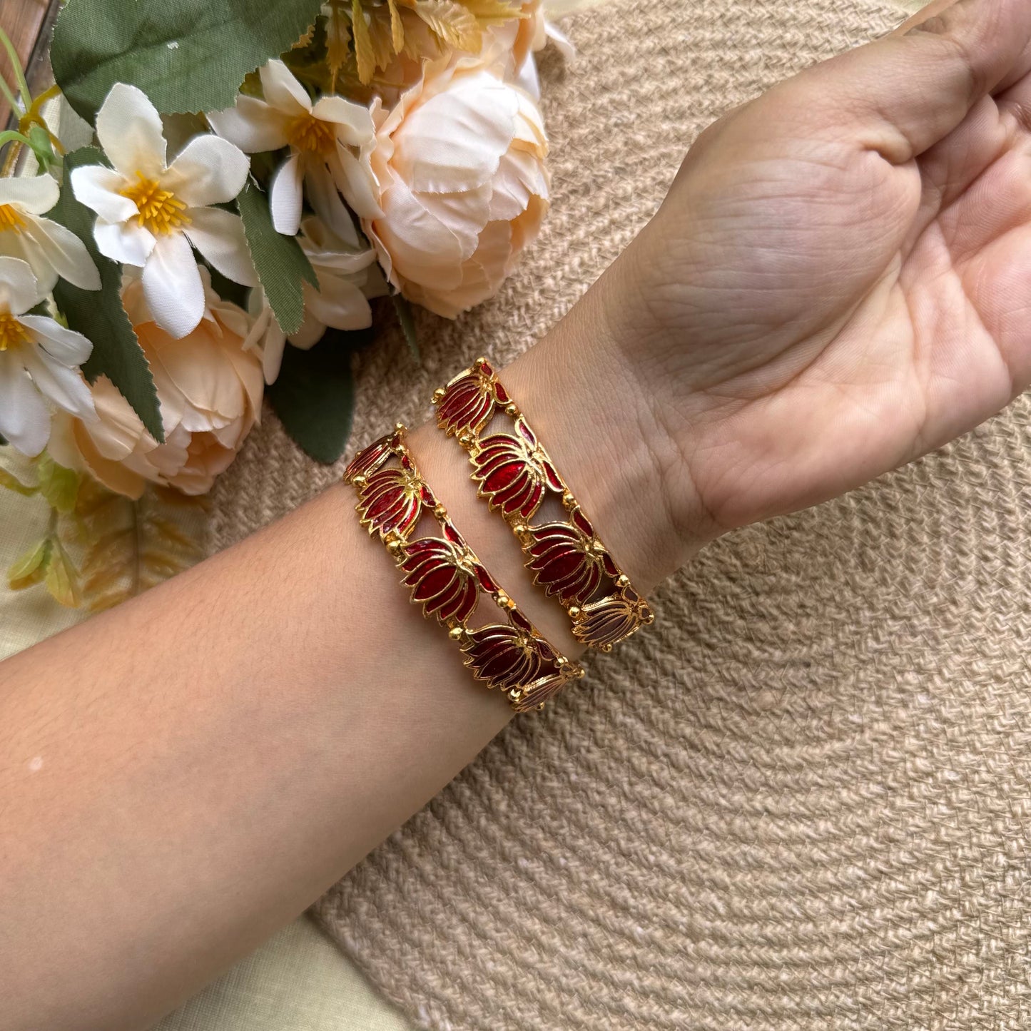 Lotus bangles