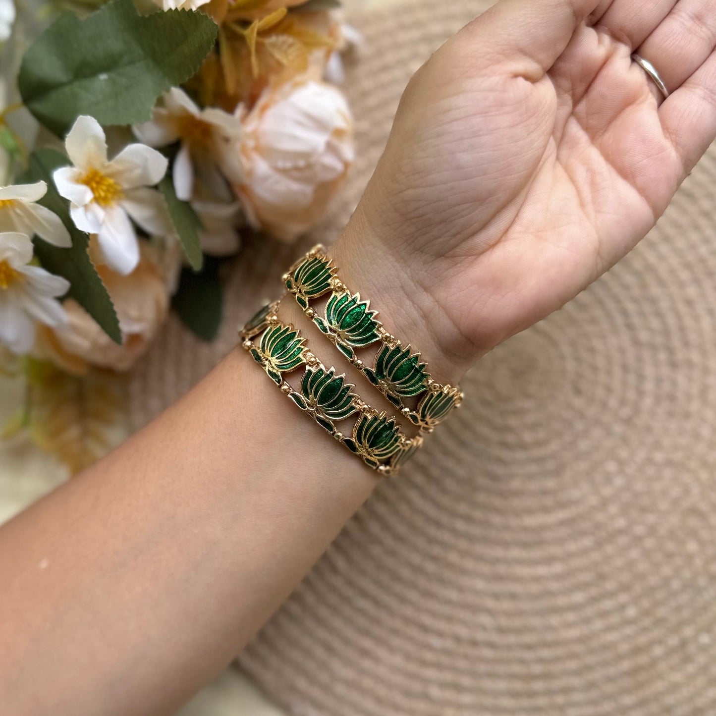 Lotus bangles