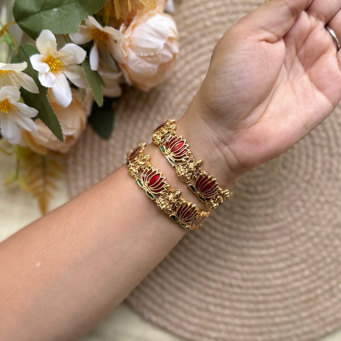 Lotus bangles