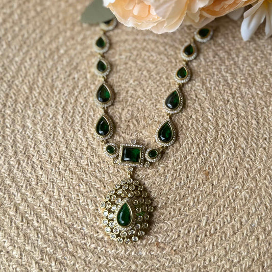 Premium Emarald AD Necklace