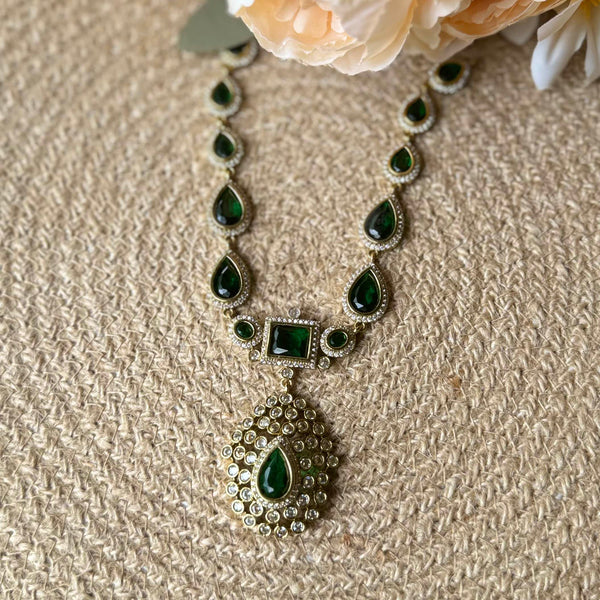 Premium Emarald AD Necklace