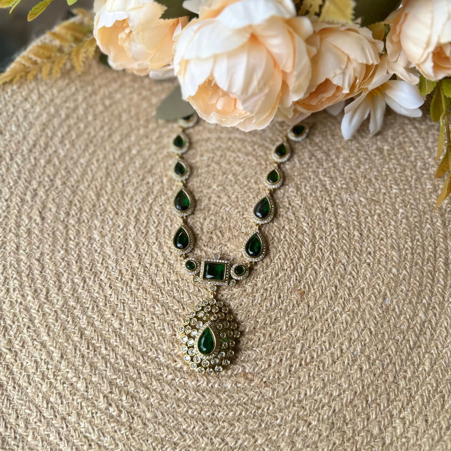Premium Emarald AD Necklace