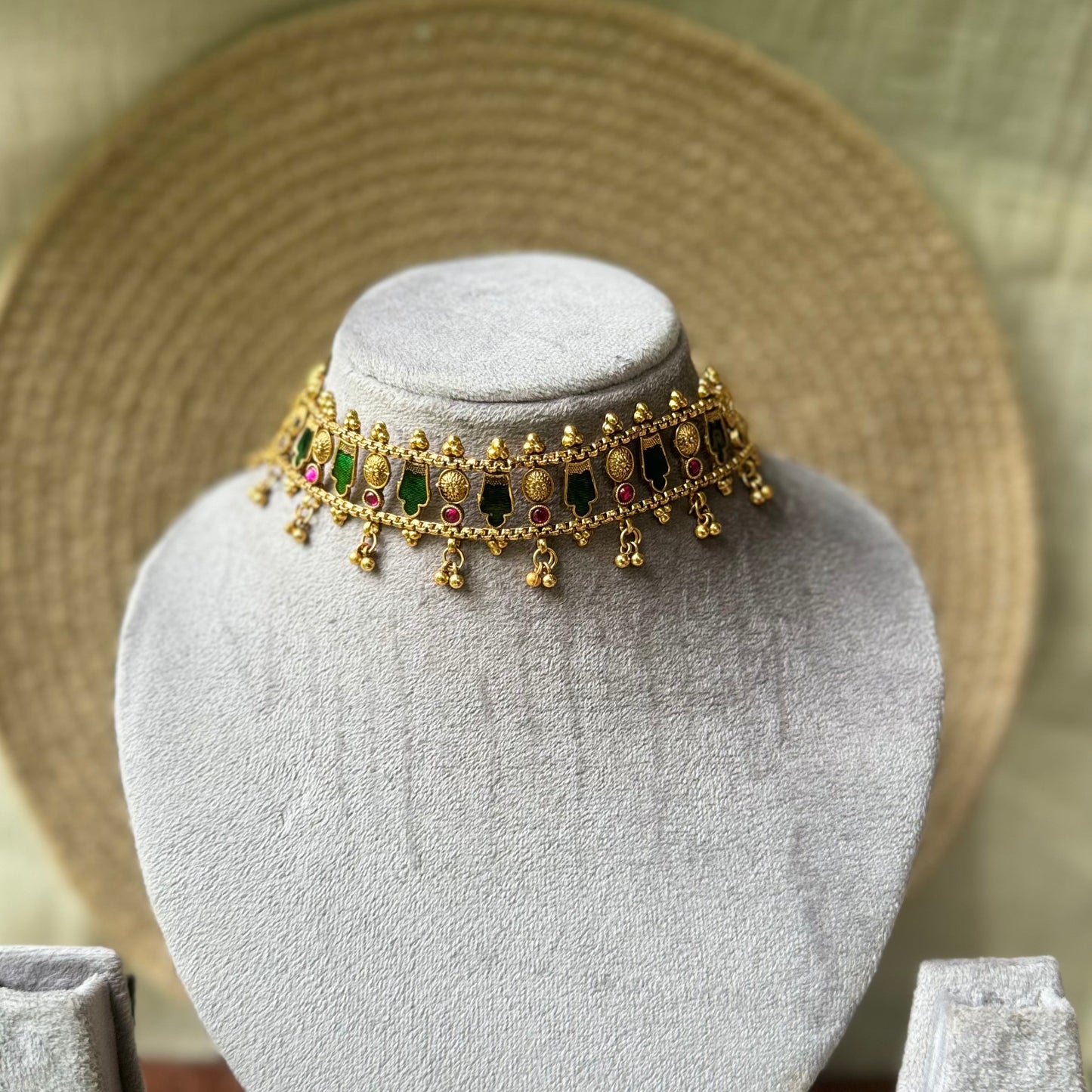 Palakka choker -GREEN