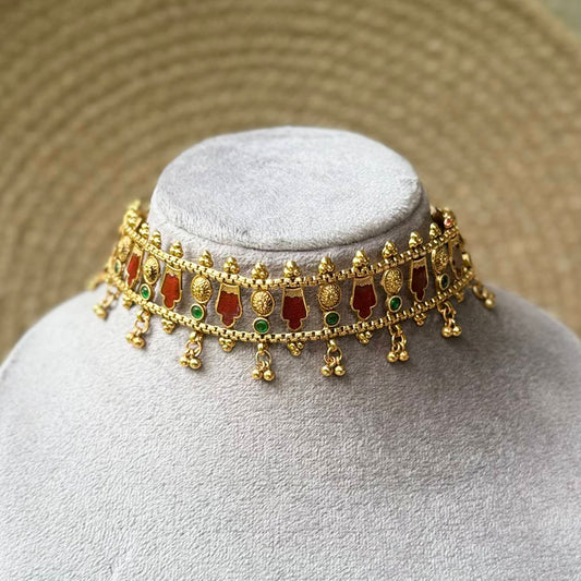 Palakka choker -RED