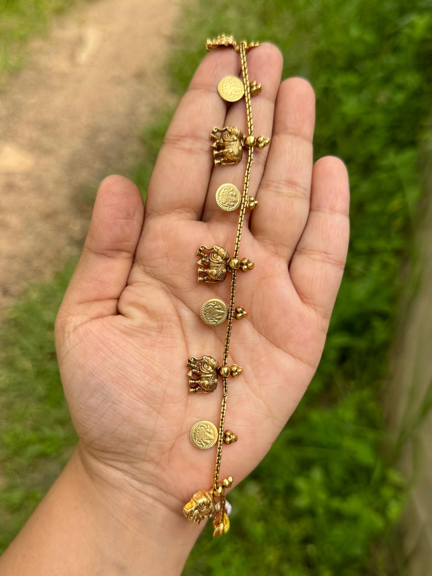 Elephant Coin Choker