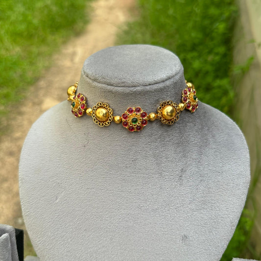 Designer Floral Choker