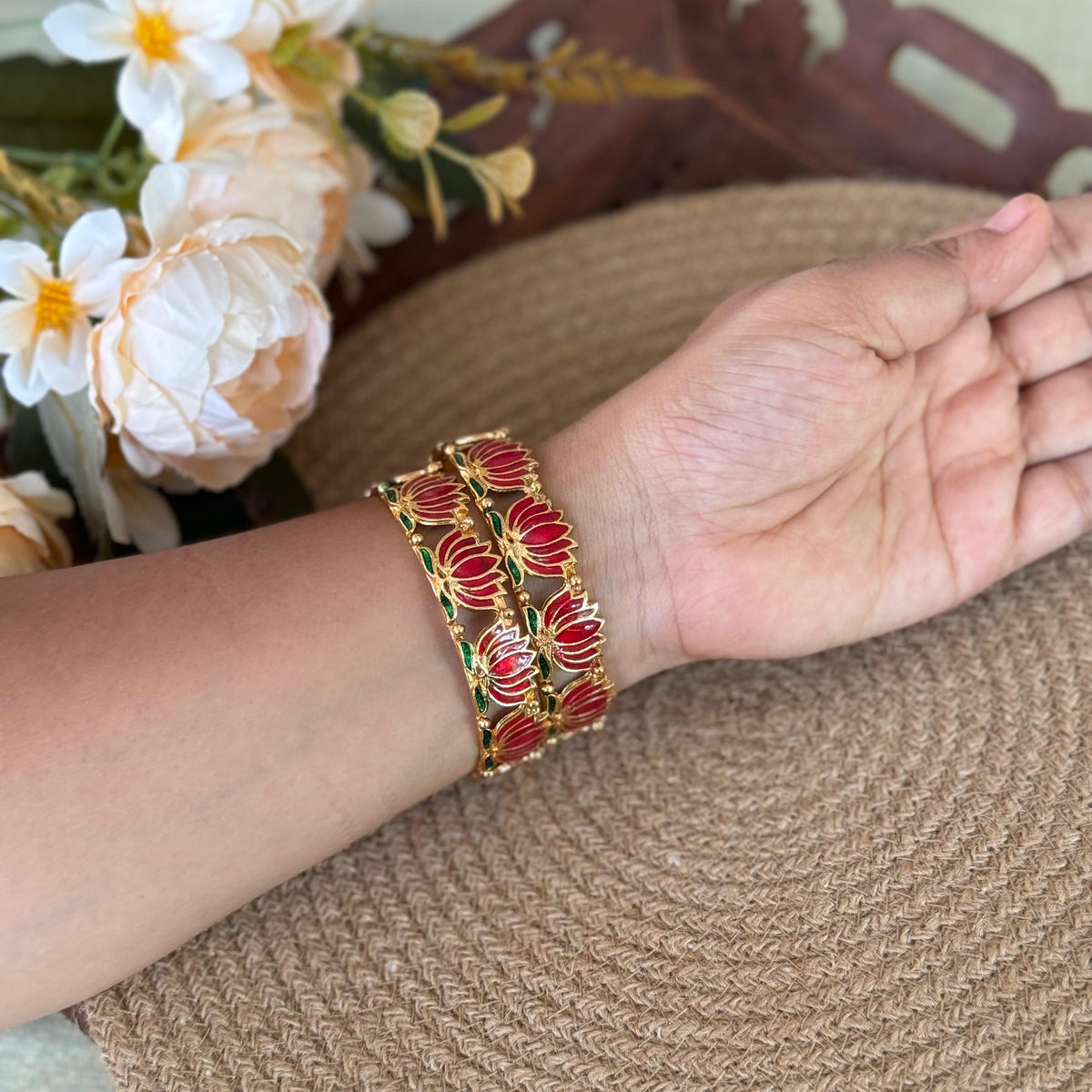 Multi Lotus Bangle