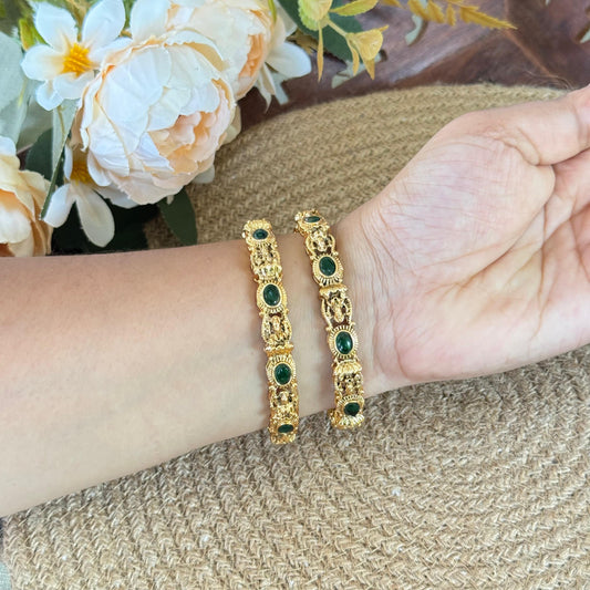Lakshmi Green Bangle