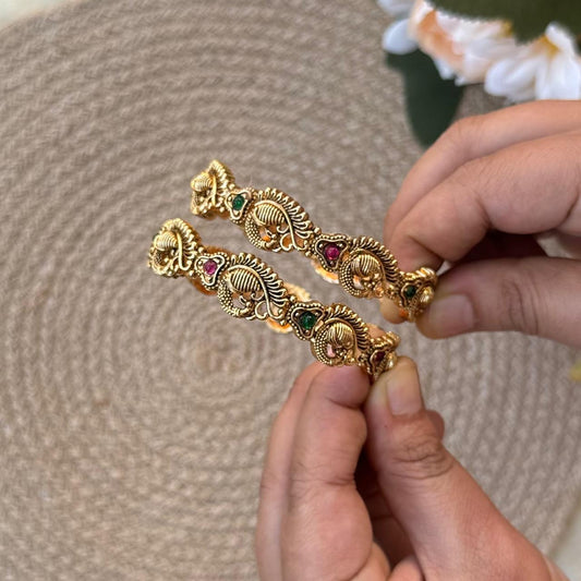 Peacock bangle-B4